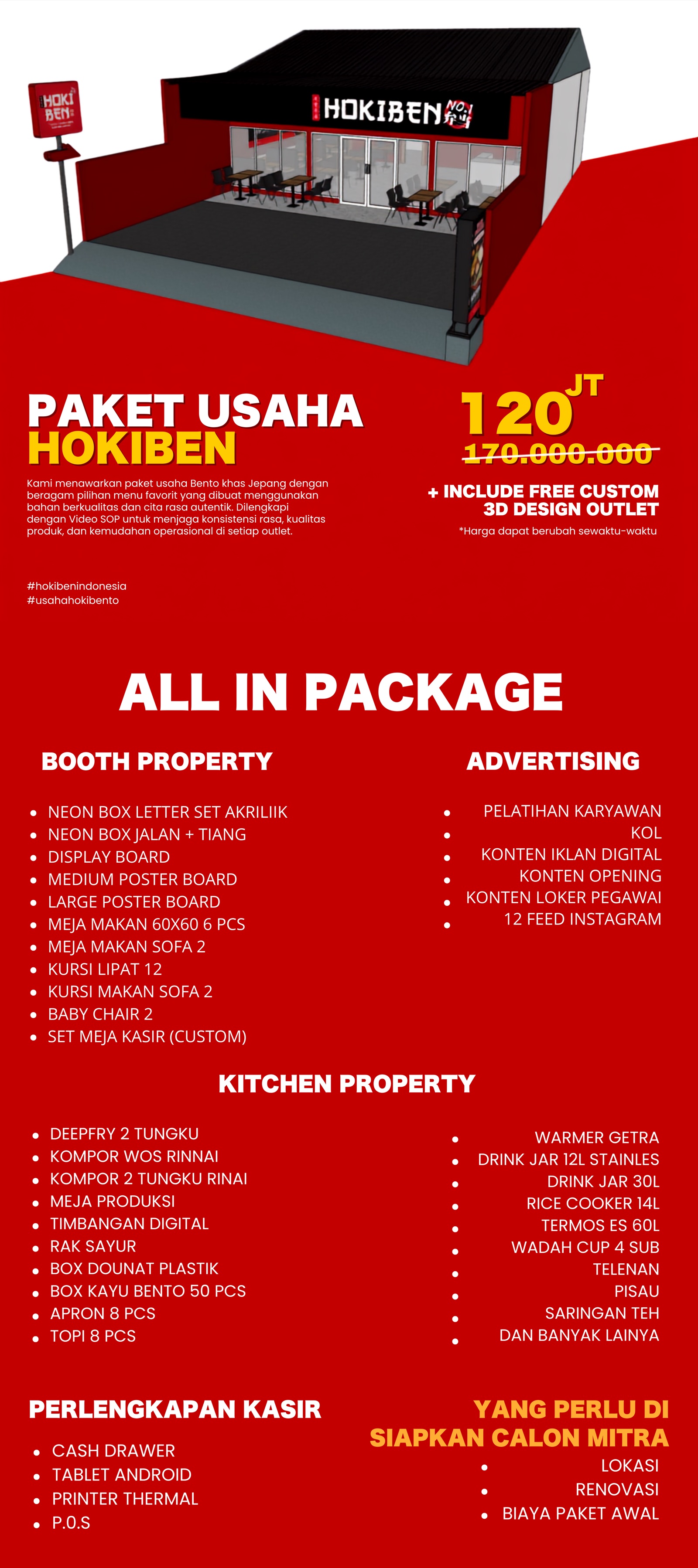Paket usaha Hokiben