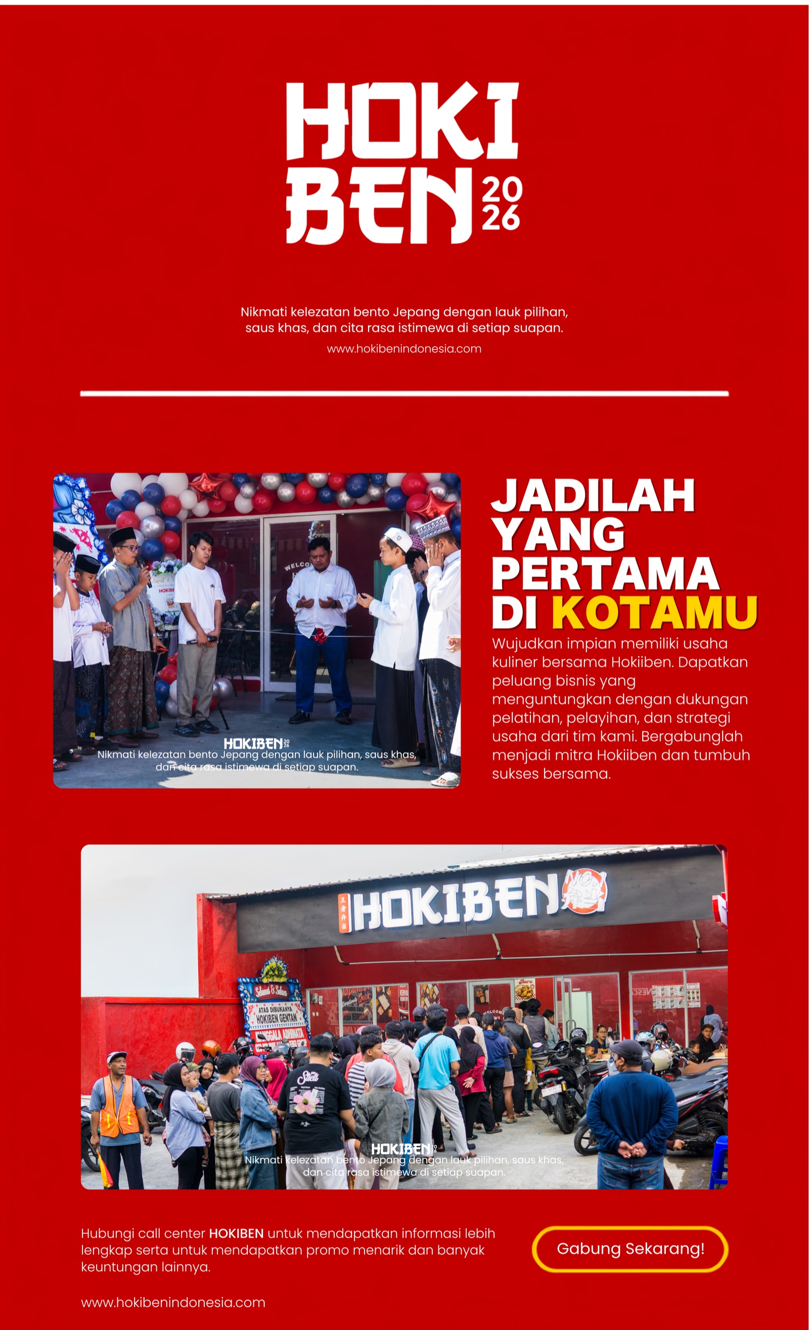 Jadilah yang pertama di kotamu