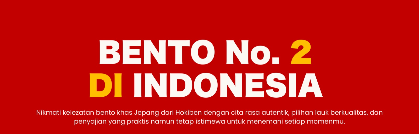 Bento No. 2 di Indonesia