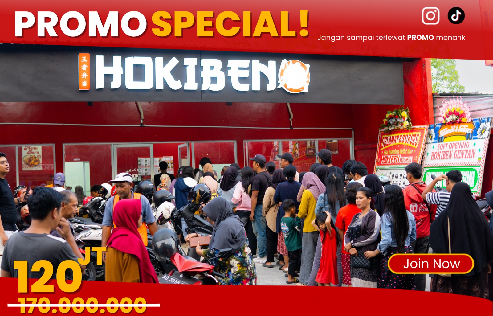 Promo spesial paket usaha Hokiben